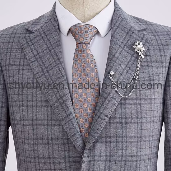 Custom Fashion Design Business Formal Suits for Men Tailored Garment Italian Style Aoshi Apparel