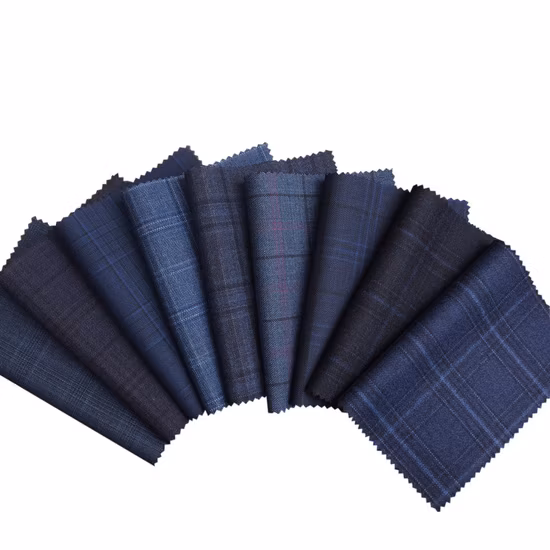 Wholesale Custom Made Navy Plain Single Breasted Suit 65%Polyester-35%Rayon Wedding Coat