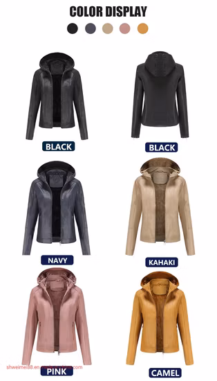 Anpassbare Winter-Kinderbekleidung / leichte Pufferjacke mit weichem Leapard-Kunstfell und kontrastierendem PU-Kragen mit Reißverschluss und kontrastierendem Steppfutter