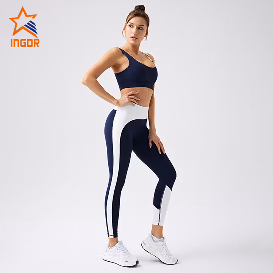 Ingor Sportswear Damenbekleidung Maßgeschneiderte Activewear-Kleidung Sport-BH und Leggings Yoga-Sets Fitnessstudio Fitnessbekleidung aus recyceltem und nachhaltigem Stoff