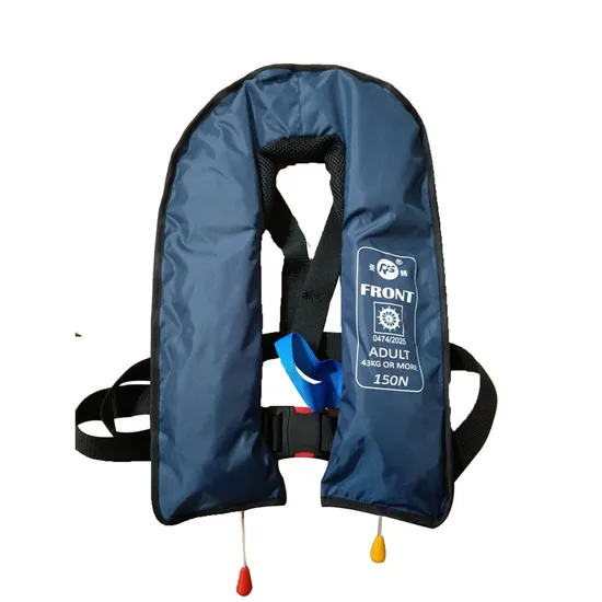 Automatische aufblasbare Nylon-Rettungsweste mit einer Luftkammer